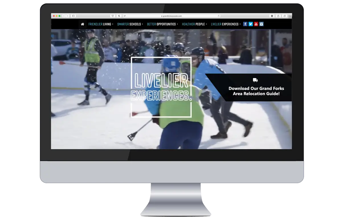 Grand Forks is Cooler website