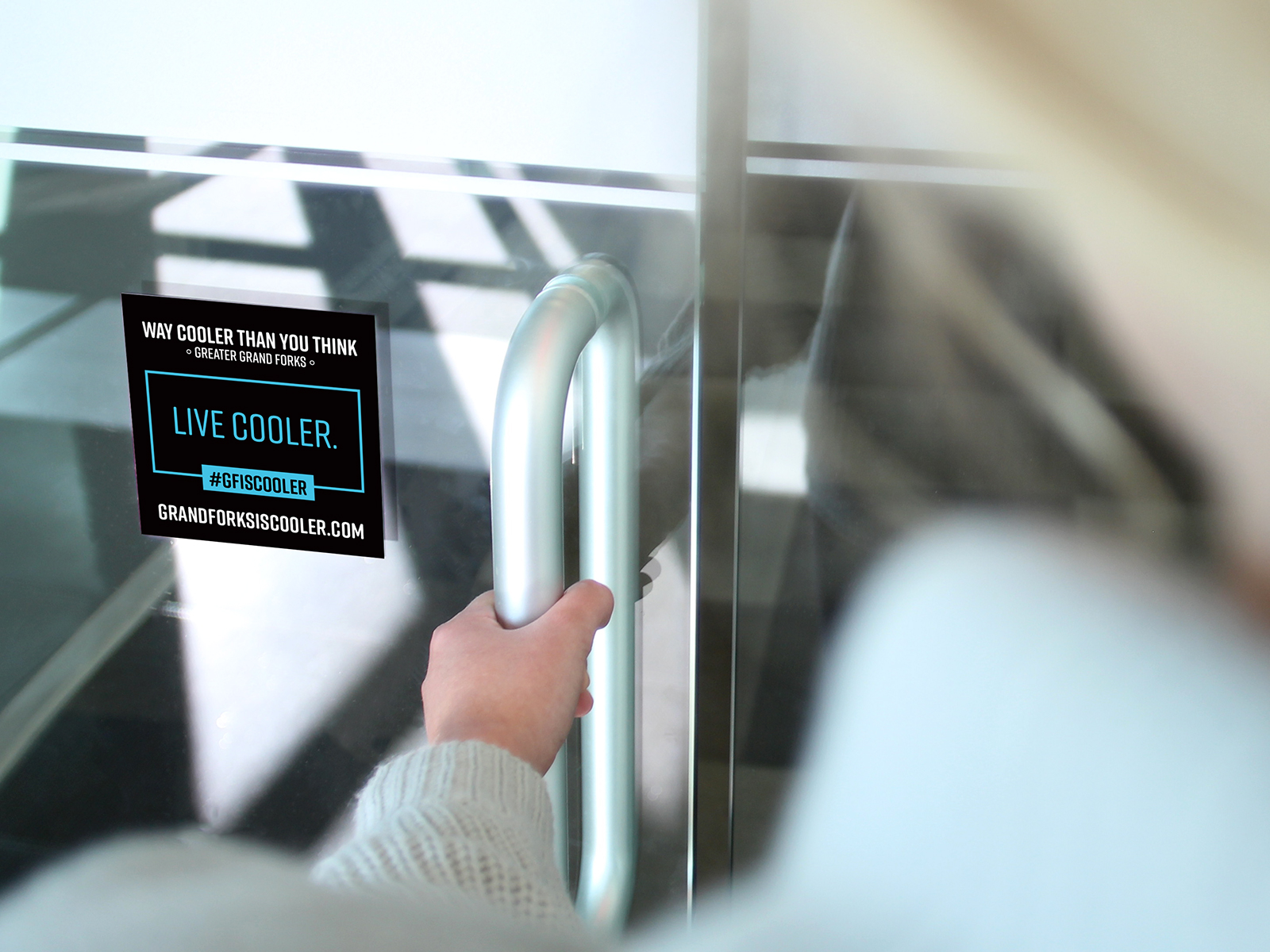 GF is cooler sticker